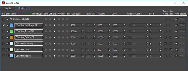 how turn on corona material library